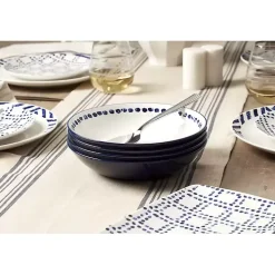 Blue & White Harbour 12-pc. Dinnerware Set