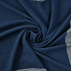 Blue and White Plaid Organic Cotton Throw