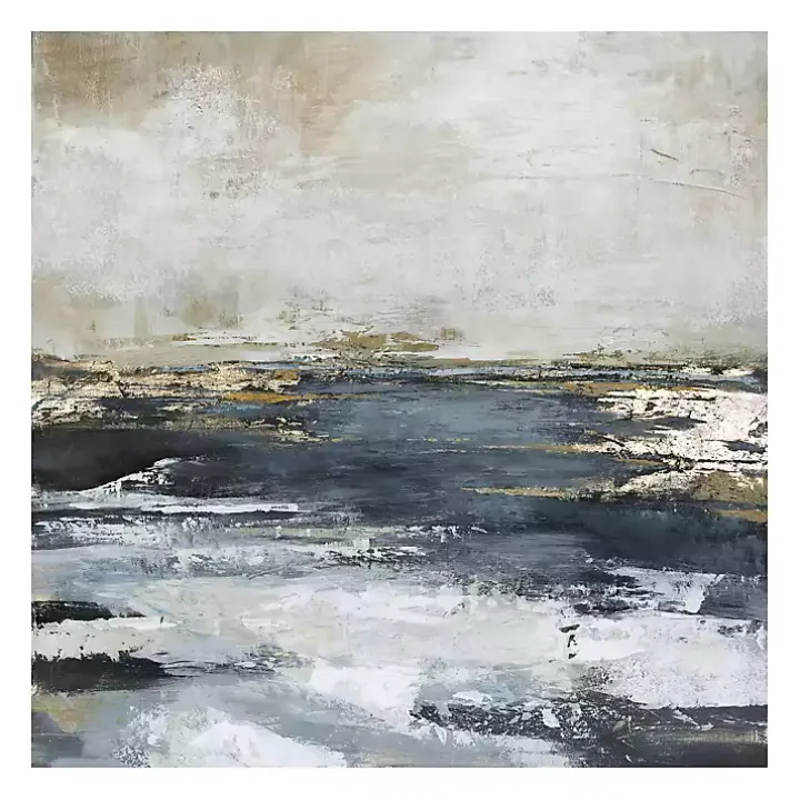 Blue Bay Giclee Canvas Art Print, 30x30 in.