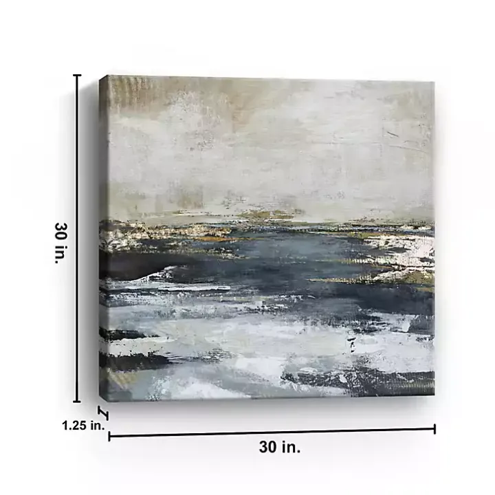 Blue Bay Giclee Canvas Art Print, 30x30 in.