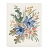 Blue Botanical Blend Canvas Art Print