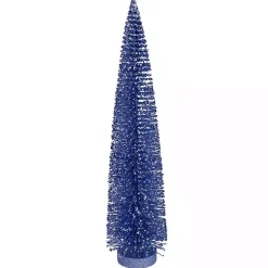 Blue Bottle Brush Christmas Tree, 14 in.