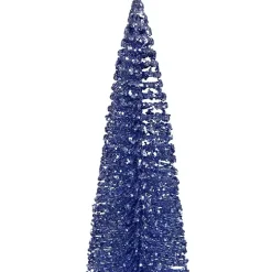 Blue Bottle Brush Christmas Tree, 14 in.