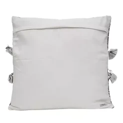 Blue Chevron Woven Outdoor Pillow