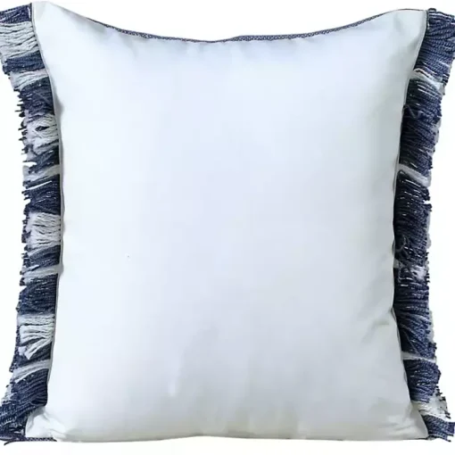Blue Dash Stripe Indoor/Outdoor Pillow