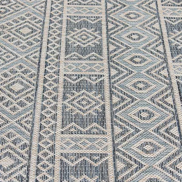 Blue Draya Indoor/Outdoor Area Rug, 5x7