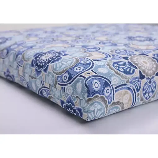 Blue Emilia Outdoor Seat Cushions, Set of 2