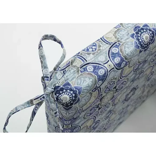 Blue Emilia Outdoor Seat Cushions, Set of 2
