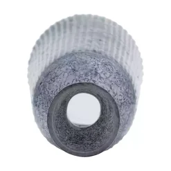 Blue Grooved Glass Vase, 16in