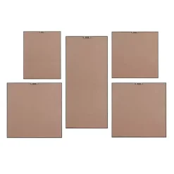 Blue Horizon Framed Canvas Art Prints, Set of 5