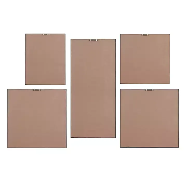 Blue Horizon Framed Canvas Art Prints, Set of 5