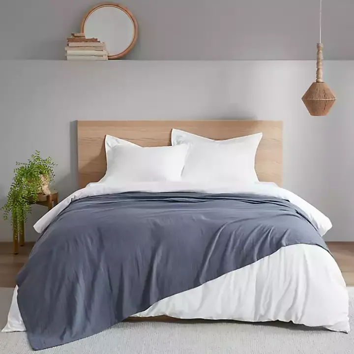 Blue Lightweight King Blanket