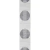 Blue Linear Geometric Washable Runner, 2x8