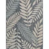 Blue Malibu Leafy Outdoor Area Rug, 7x10
