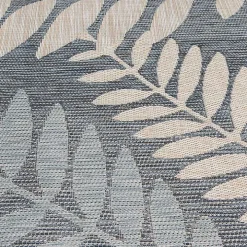 Blue Malibu Leafy Outdoor Area Rug, 7x10