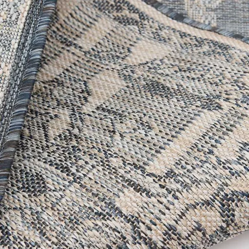 Blue Medallion Lava Indoor/Outdoor Area Rug, 7x9
