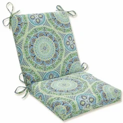Blue Medallion Outdoor Chair Cushion