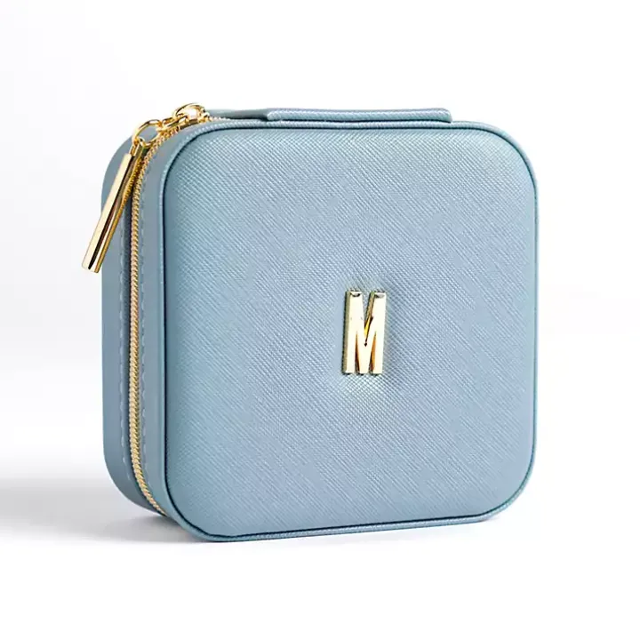 Blue Monogram M Travel Jewelry Box