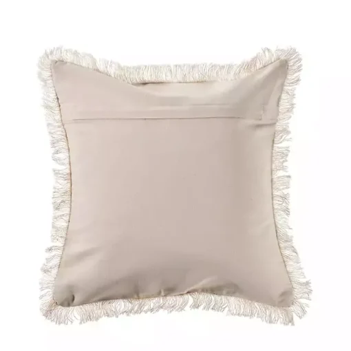 Blue Octopus Accent Pillow with Fringe