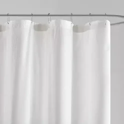 Blue Ombre Seersucker Shower Curtain