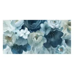 Blue on Blue Giclee Canvas Art Print, 40x20 in.