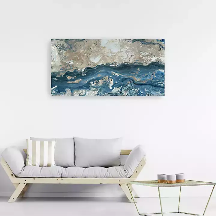 Blue Passage Canvas Art Print