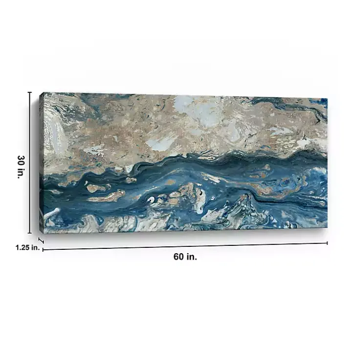 Blue Passage Canvas Art Print