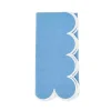 Blue Scalloped Edge Napkins, Set of 4
