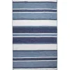 Blue Shades Striped Indoor/Outdoor Area Rug, 5x7