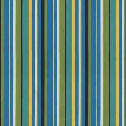Blue Topanga Striped Outdoor Pillows, Set of 2