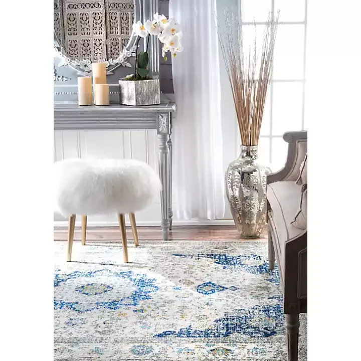Blue Verona Area Rug, 5x8