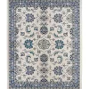 Blue Vintage Medallion Indoor/Outdoor Rug, 5x7