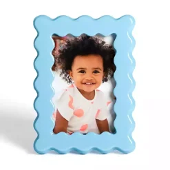 Blue Wavy Layer Picture Frame, 4x6