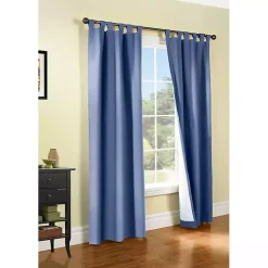 Blue Weathermate Blackout Curtain Panel, 63 in.