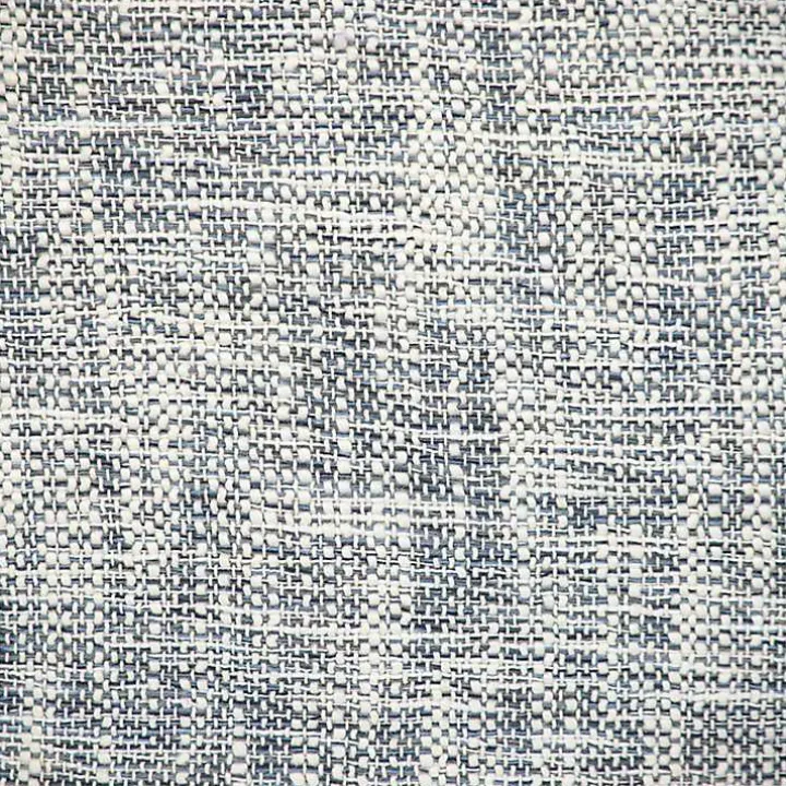 Blue Woven Texture Tassel Pillow