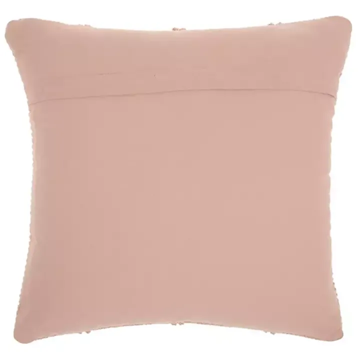 Blush Diamond Lattice Throw Pillow