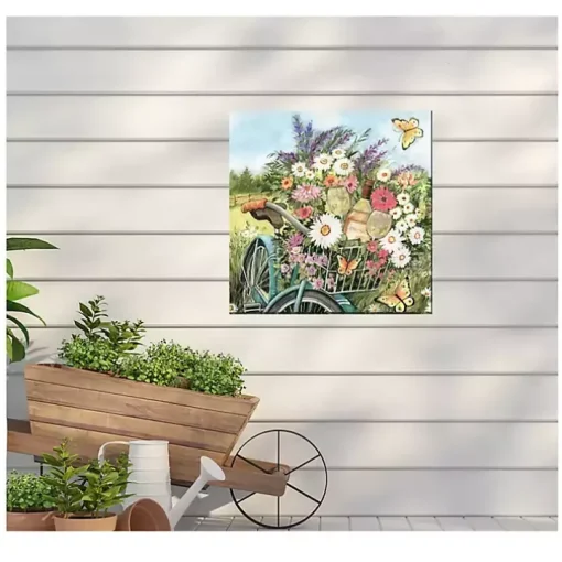 Brandy's Bike Outdoor Canvas Art