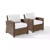 Bren Brown 2-pc. Chair Set with Sunbrella Cushions