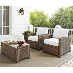Bren Brown 2-pc. Chair Set with Sunbrella Cushions