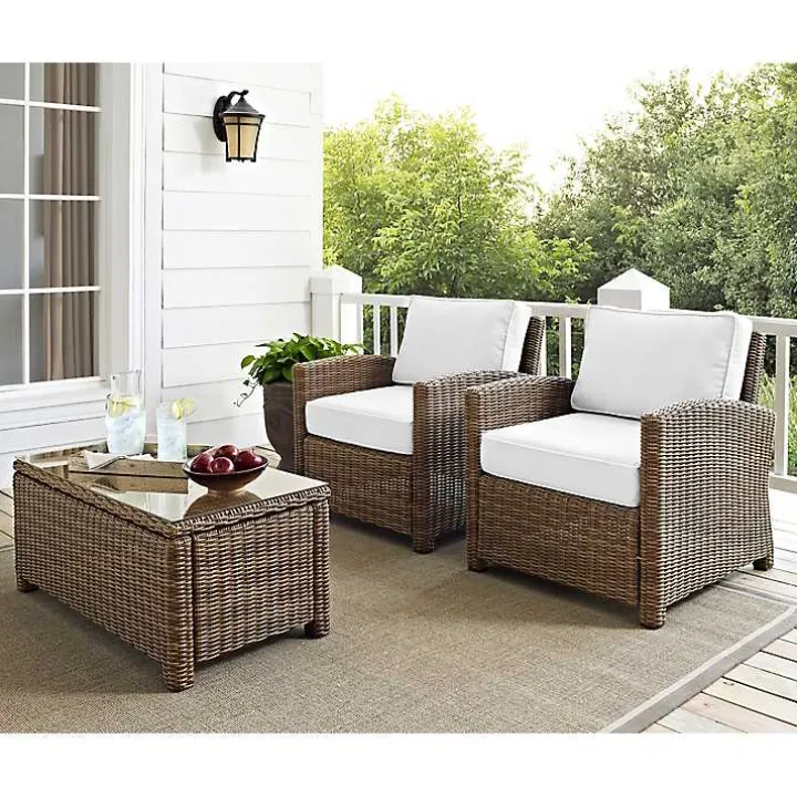 Bren Brown 2-pc. Chair Set with Sunbrella Cushions