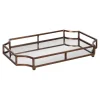Bronze Scalloped Reflective Tray