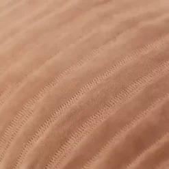 Brown Asymmetrical Stripe Lumbar Pillow