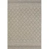 Brown Diamond Lattice Indoor/Outdoor Rug, 5x7