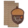 Brown Give Thanks 3-pc. Potholder & Towel Set