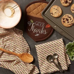 Brown Give Thanks 3-pc. Potholder & Towel Set