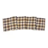 Brown Harvest Plaid Table Runner
