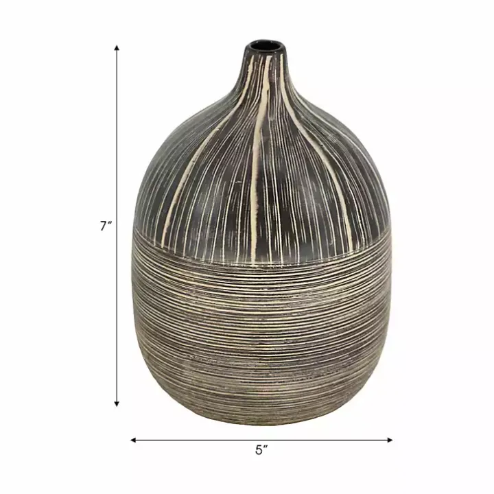 Brown Tribal Vase
