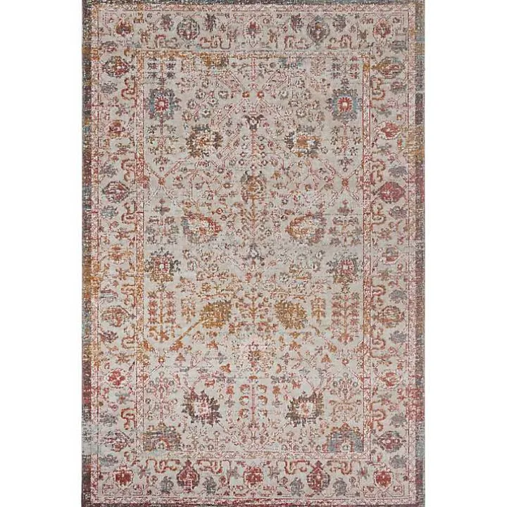 Budding Bohemian Indoor/Outdoor Area Rug, 5x8