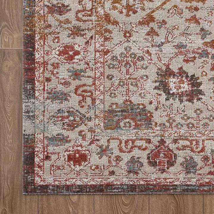 Budding Bohemian Indoor/Outdoor Area Rug, 5x8