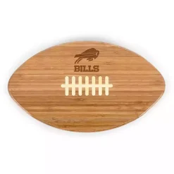 Buffalo Bills Bamboo Football Cutting Board